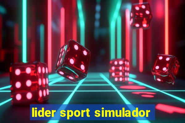 lider sport simulador